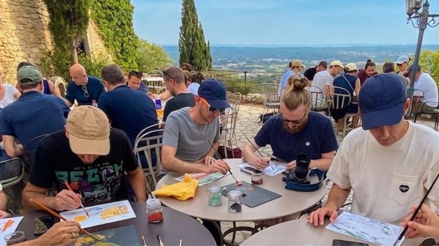 atelier team building en provence autour de la peinture de cezanne